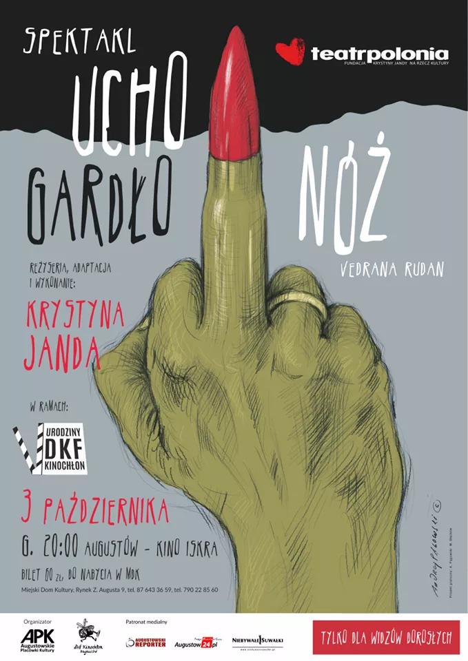 Ucho, gardło, nóż - sztuka teatralna