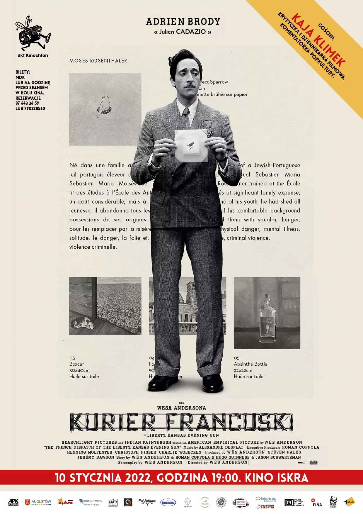 Kurier Francuski z Liberty, Kansas Evening Sun